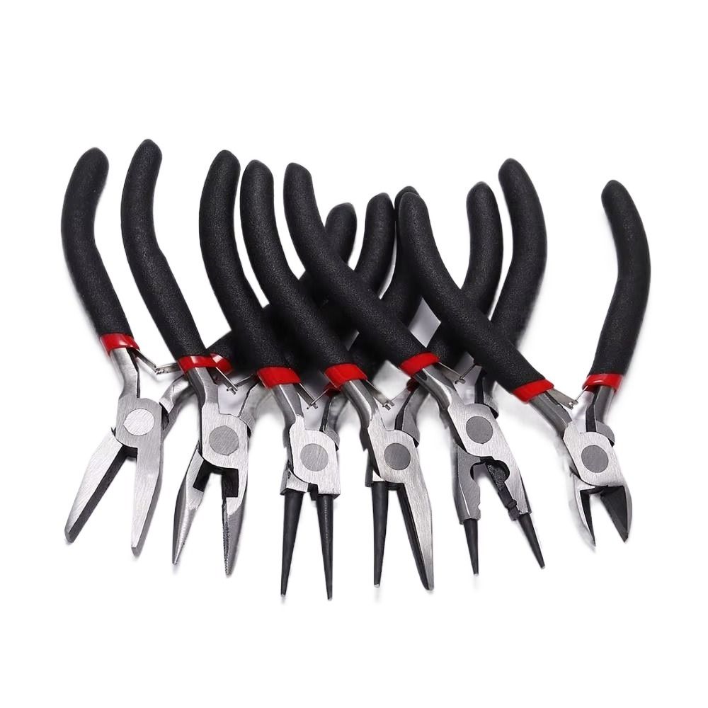 Ferronickel Jewelry Pliers Black Beadwork Repair DIY Jewelry Making Accessories