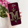 Прозрачный чехол для Samsung J5 Prime Роскошный с буквами от A до Z Корона 2D Расписной Мягкий корпус для Samsung Galaxy J5 Prime G570F G570Y G570M