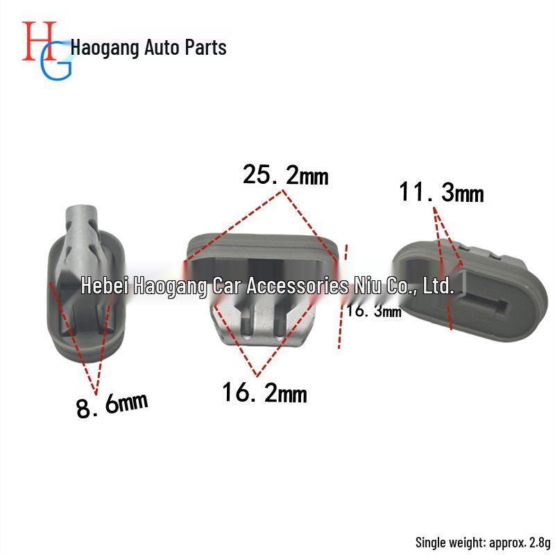 1110167-00-A Compatible with Tesla Model 3/Y Bumper Liner Trim Fixing Buckle