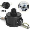 Адаптер слива для IBC-контейнера 275-330 галлонов, 2-дюймовый Cam Lock для садового шланга 3/4"