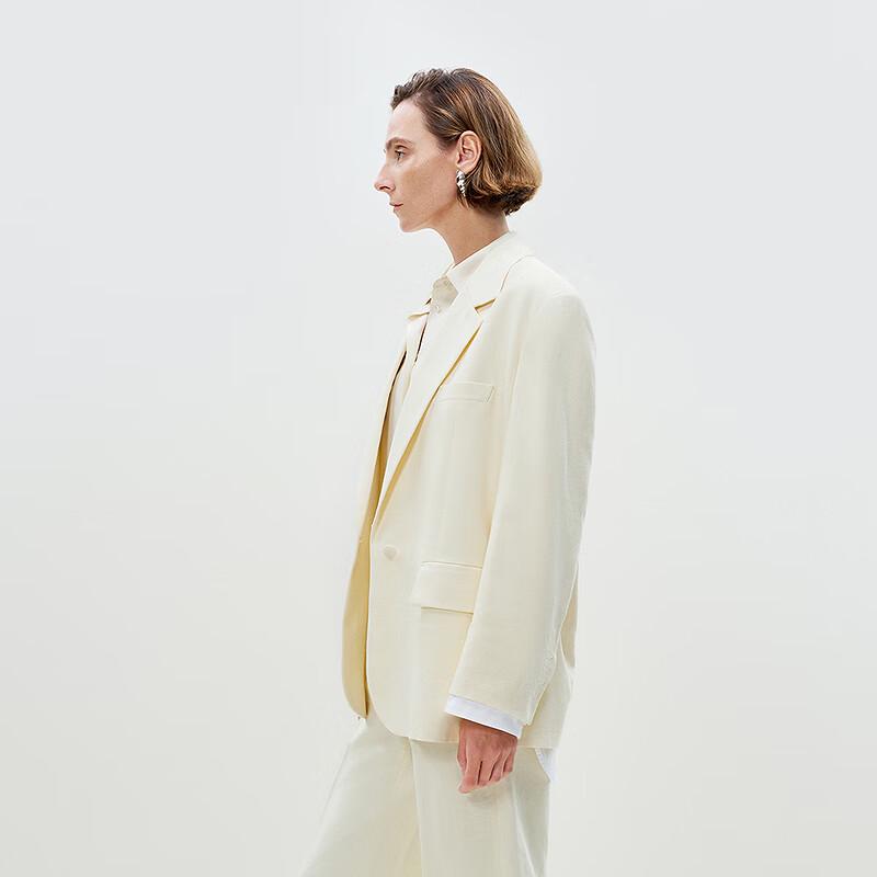 LESS 2025 Spring Longline Loose Fit Blazer