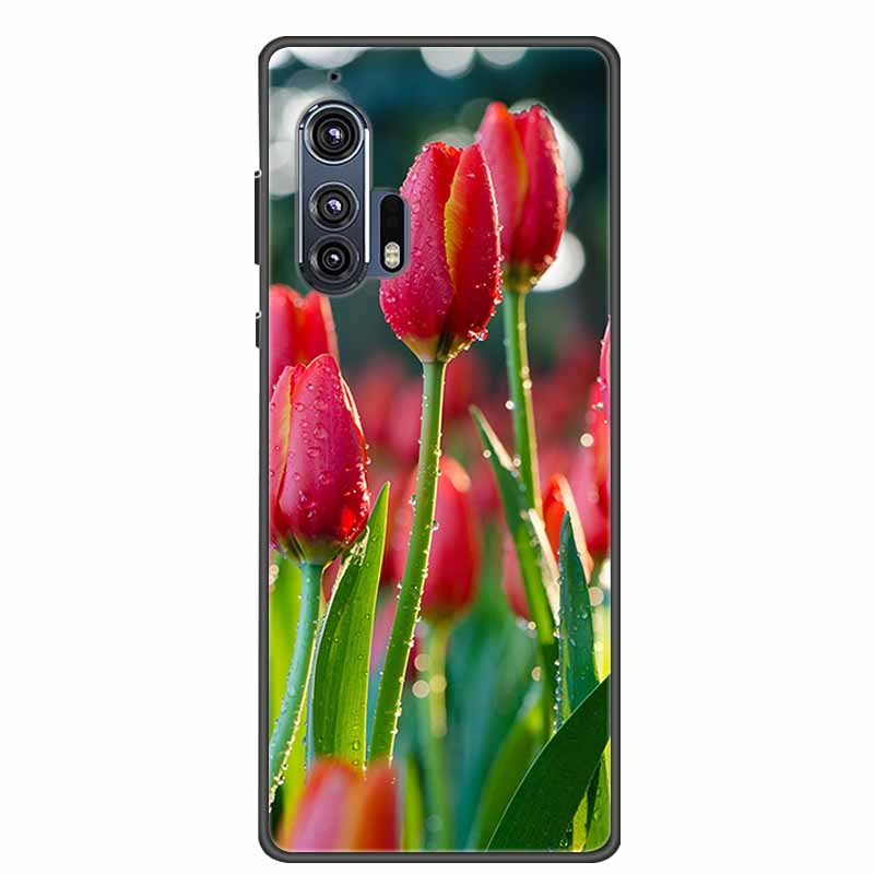 6.7" Чехол для Motorola Moto Edge Plus Новый Фото Черный Силикон Мягкая Задняя Крышка Чехол Для Motorola Edge Plus 2020 Чехол для Телефона Capa
