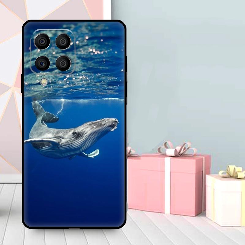 Чехол Ocean Whale Shark Waves для Samsung Galaxy M06 M11 M31 M14 M34 M54 M12 M32 M52 M15 M13 M16 M36 M56 M53 M35 M55
