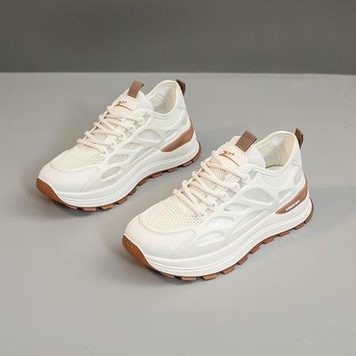 0 Новая летняя женская обувь дышащая сетчатая обувь детские маленькие белые туфли повседневные универсальные