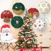 Santa Christmas Paper Lanterns Paper Hanging Lantern Cartoon Xmas Paper Ball  Christmas