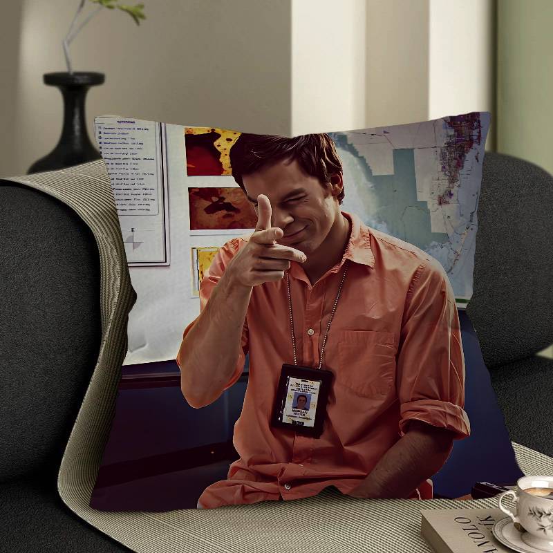 TV DDexter Pillow Gift Home Office Decoration Pillow Bedroom Sofa Car Cushion CoverPillow Case