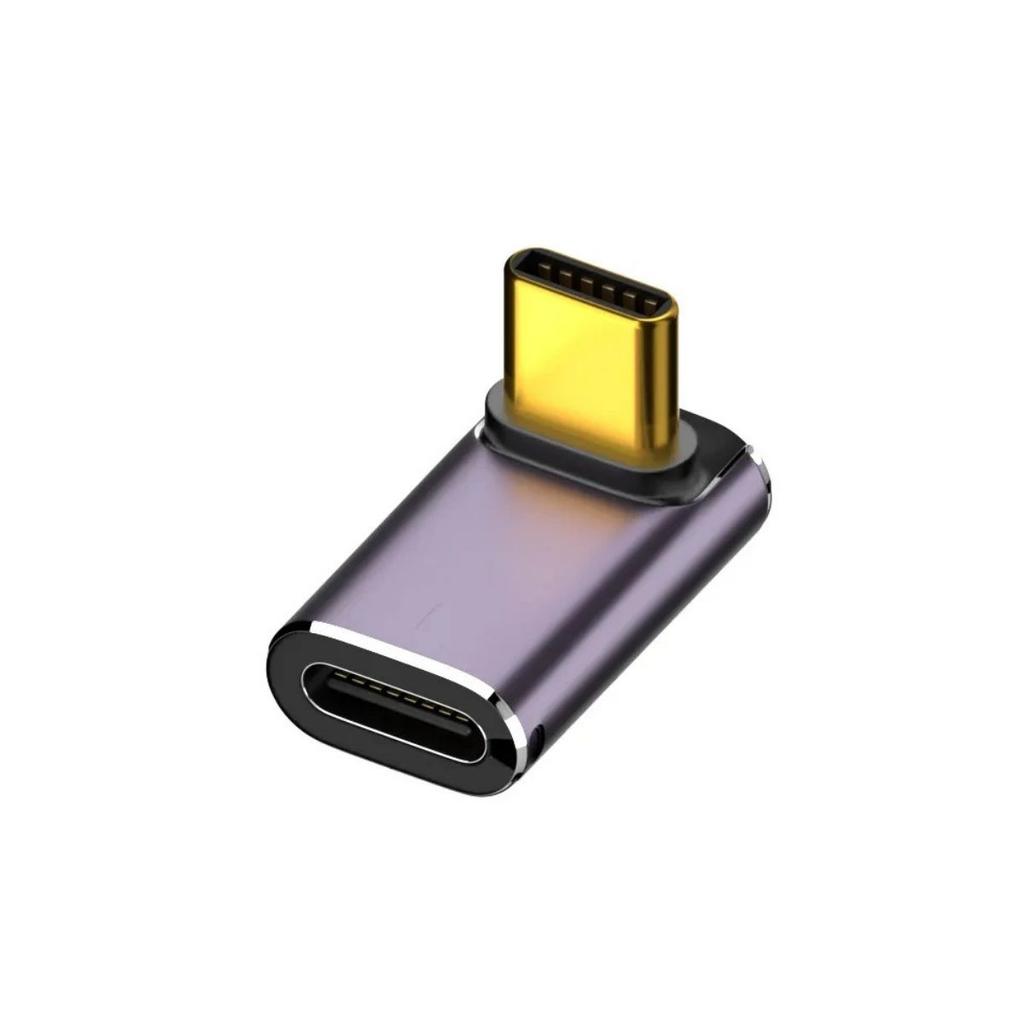 USB 4,0 PD 240 Вт, 8 К, 60 Гц, разъем для зарядного устройства для Macbook, 40 Гбит/с, высокоскоростной USB C OTG U-образный, прямой угловой адаптер «папа-мама»