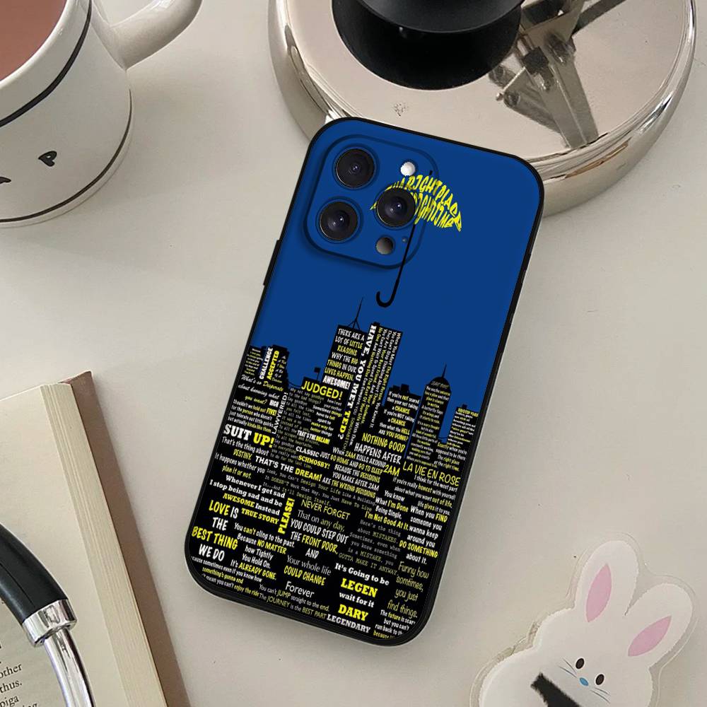 Чехол для телефона «Как я встретил вашу маму» Для IPhone 17 16 15 14 13 12 11 X XR XS Plus Pro Max Mini Мягкий черный чехол