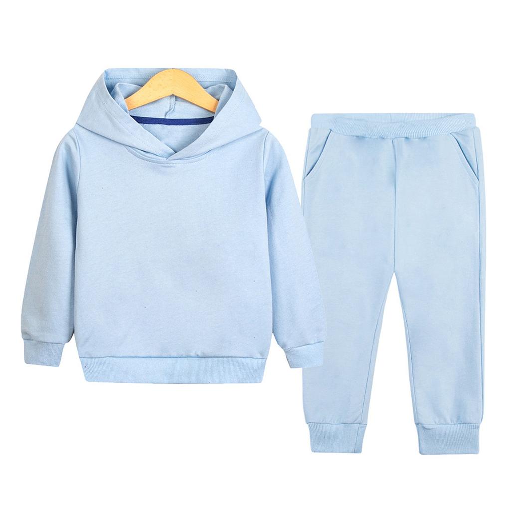 Children's Suit Boys And Girls Winter Long Sleeve  Hoodie Pants Sports Suit