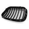 1 Pair Car Glossy Black Front Bumper Kidney Grill Grille Replacement For BMW E53 X5 1999 2000 2001 2002 2003 Replace Auto