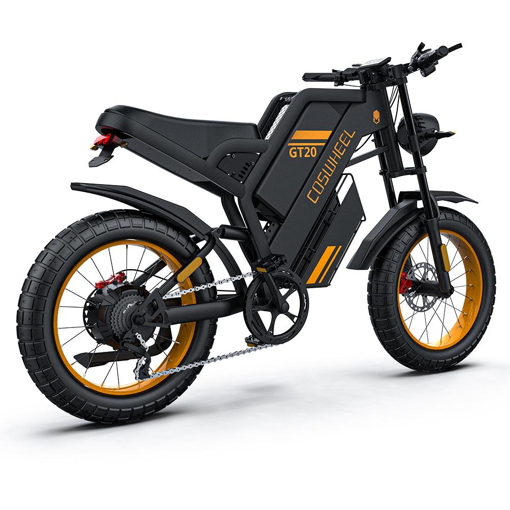 COSWHEEL GT20 20" Электрический внедорожный велосипед 1000 Вт Мотор 48 В 25 Ач Аккумулятор