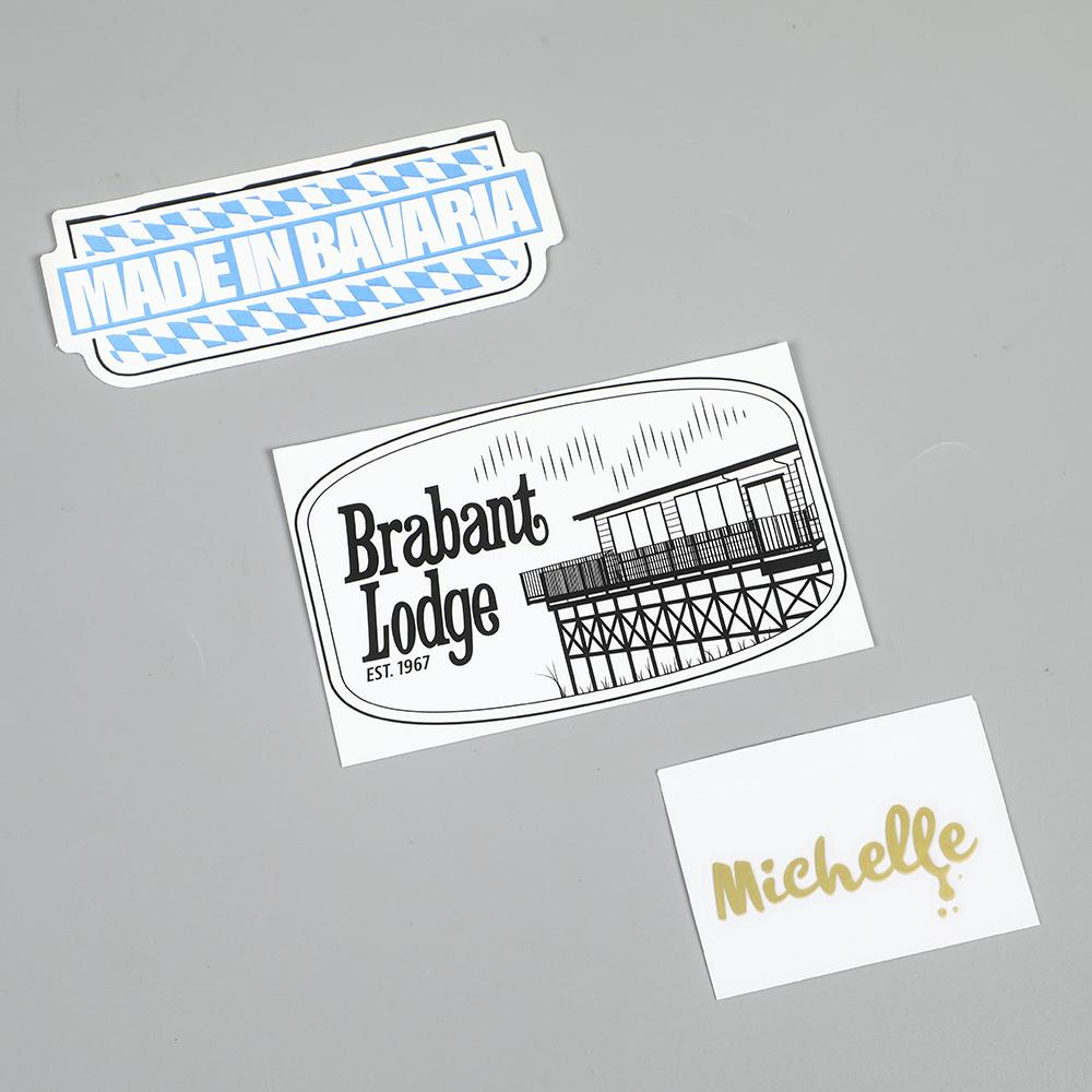 Customizable Waterproof Vinyl Popular Stickers Paper That Tear off Easily