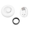 Smart Ring Health Tracker IP68 Waterproof Fitness Tracker Ring with Wireless Charging Case For