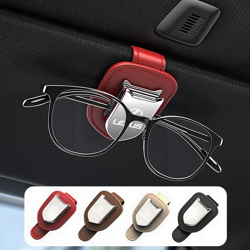 Car Sun Visor Glasses Clip Multifunctional Sunshade Storage Holder For Lexus F SPORT ES NX LS UX LM LX GX LC RZ IS CT GS RC AEH1