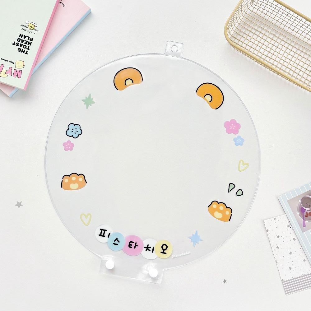 Portable Uchiwa Fan Sleeve PVC Hand Fan Protector Cover Cartoon Picket Fan Cover  Cheering Fans