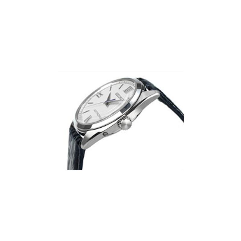 Seiko Серия Astron, простая индивидуальность, солнечный кварц, кожаный ремешок, , мужские часы, белый циферблат SBXY035