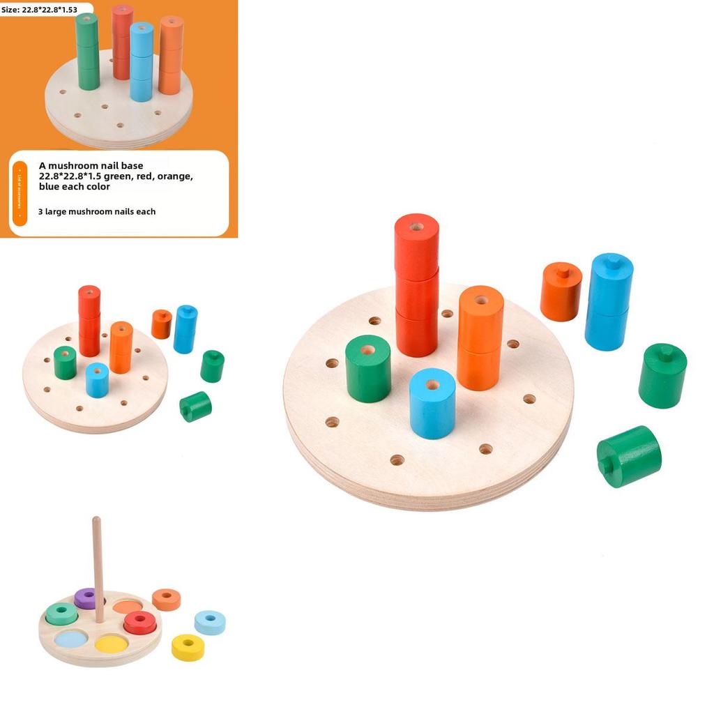 Wooden Early Learning Puzzle Set For Kid Cognitive Development Baby Gift