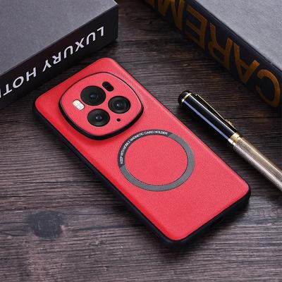Роскошный кожаный чехол для Honor Magic 6 Lite Pro 5 Pro 4 3 Honor 200 100 Pro 90 Pro X7A X8A X9A противоударный магнитный противоударный чехол Magsafe Business