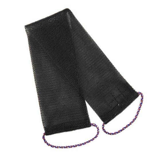 Bath Towel Soft Tough Material Long Drawstring Design Dense Mesh Home Bathroom Back Scrubbing Towel Shower Accessory