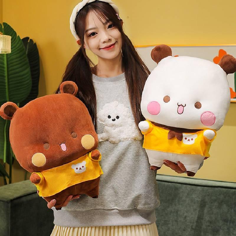 Panda Yier Bear Plush Toy Stuffed Animal Doll Cartoon Decoration Kids Gifts