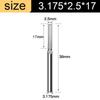 3.175mm Shank 2 Flute End Mill Tungsten Carbide End Mill Drill Bit CNC Router Bit  Woodworking