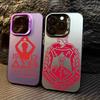 Чехол для телефона D-Delta S-Sigma Theta Для iPhone 17 16 15 14 13 12 11 Pro Max Plus Серебристый конфетный Матовый чехол