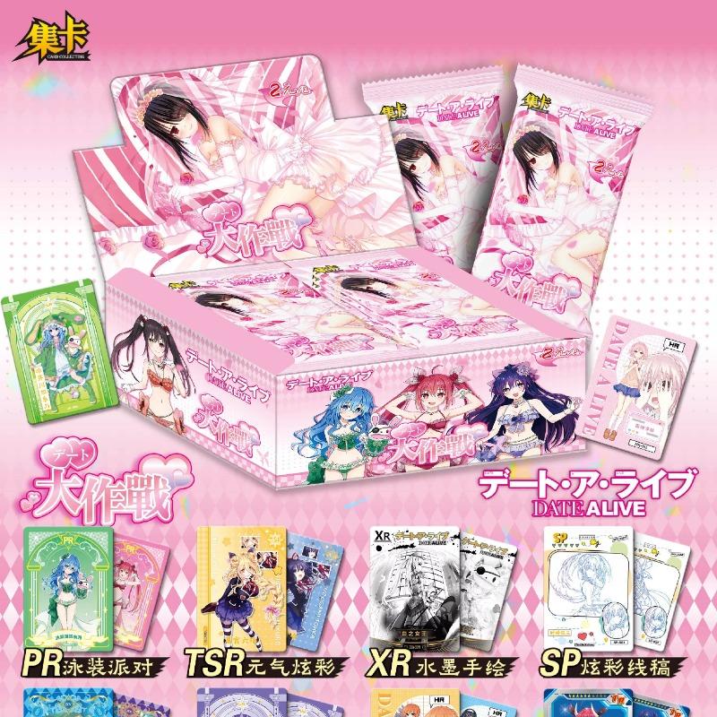 Black and White Double Wings Cards Date A Live Tokisaki Kuando Yatogami Tohka Date A Live Card Anime Character Collection Card