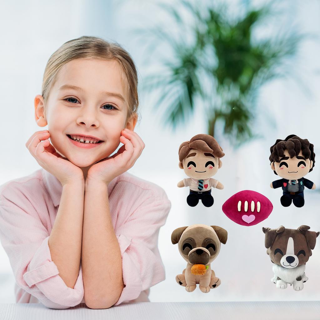 5шт плюшевые мягкие игрушки декоративные подушки, детский день рождения предпочтительный подарок на праздники, дни рождения