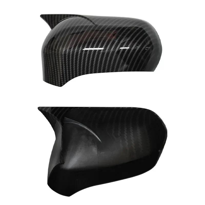 Для Honda CIVIC 8-го поколения 2005-2010 Крышка бокового зеркала заднего вида автомобиля Накладка на крыло Внешняя наклейка Корпус зеркала заднего вида Отделка Черный карбон