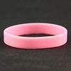 New Fashion Trendy Silicone Rubber Wristband Flexible Wrist Band Cuff Bracelet Bangle 1Pcs