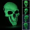 3D Маска-череп, светящаяся в темноте, легкая ткань ЭВА, реалистичный дизайн, головной убор на Хэллоуин, макияж, одежда, реквизит