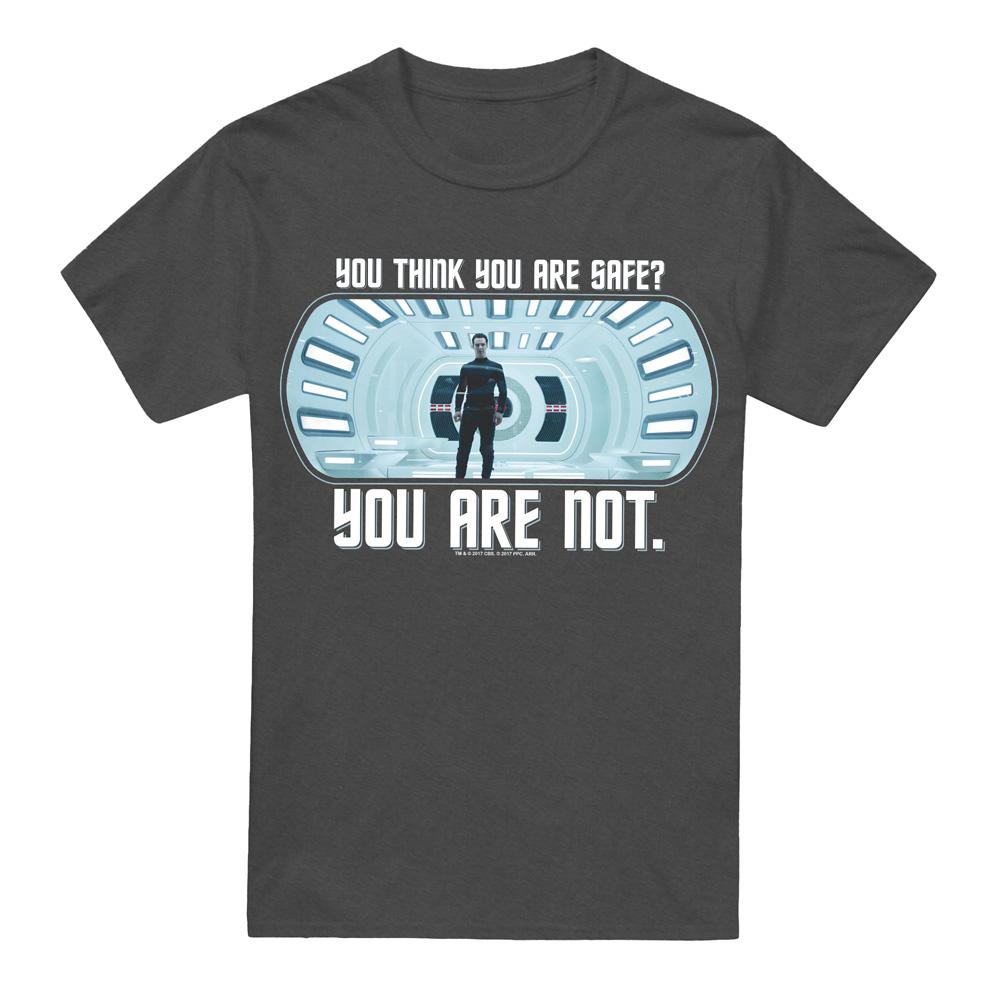 Star Trek: Into Darkness Unisex Adult Not Safe T-Shirt