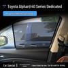 Магнитная сетка-шторка от солнца для Toyota Alphard серии 40: Теплоизоляция и защита от комаров