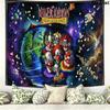 Killer Clown Horror Wall Tapestry Aesthetic Wall Hanging Printed Fabric Blanket Decorative Tapestries for Bedroom Living Room Home Decor
