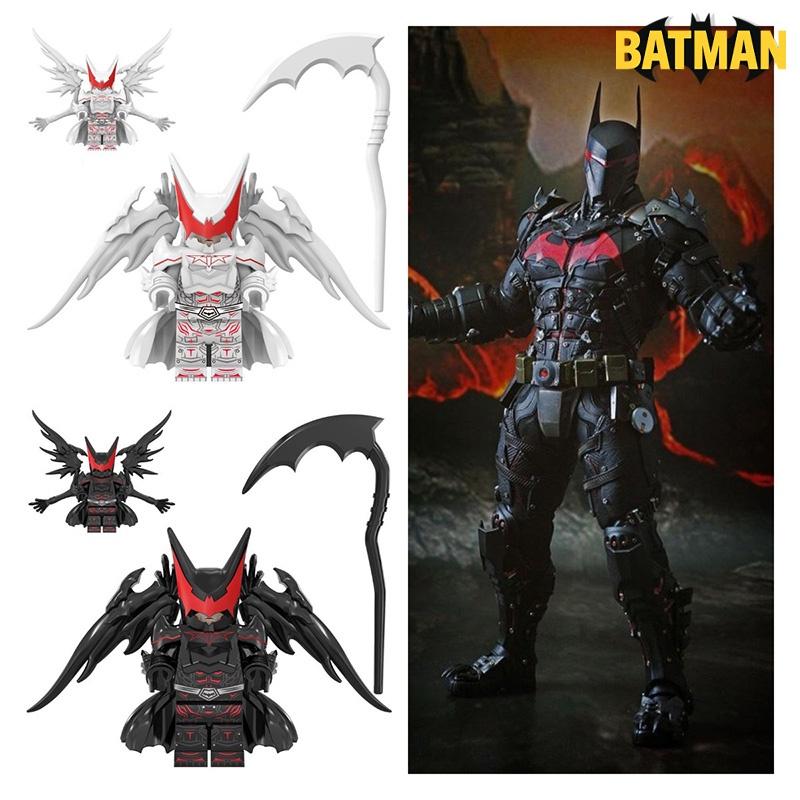 Hellbat Batman Superhero Building Blocks 4.5cm Height, Abs Plastic Material, Teenagers' Collectible Toy