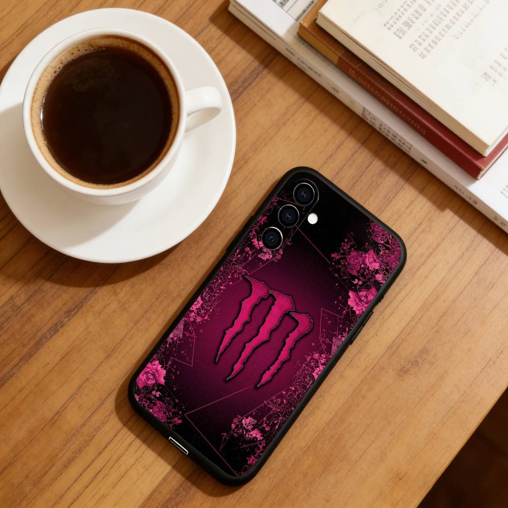 M-MonsterES Модный Дизайн Чехол для Телефона Черный Силиконовый Мягкий Для Samsung Galaxy A73,A72,A71,A70,A53,A52,A51