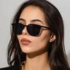 Trendy Retro Square Sunglasses for Men and Women – European & American Celebrity Style (Model S21207)