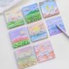 Pads School Office Supplies Memo Pad Memo Note Landscape Oil Painting Sticky Note Sticky Note Paper