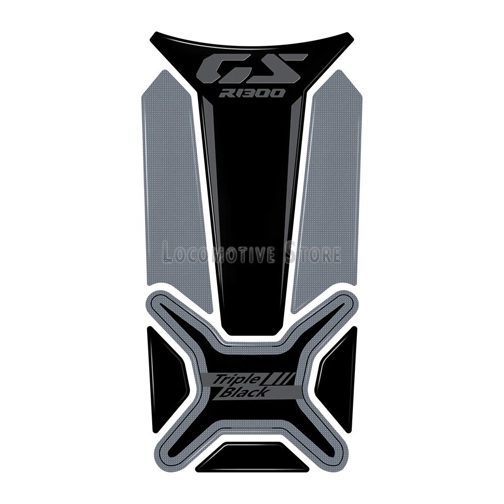 NEW R1300GS Triple Black Motorcycle Accessories Tank Pad 3D Epoxy Resin Sticker Protection Kit for R 1300 GS  2023-2024