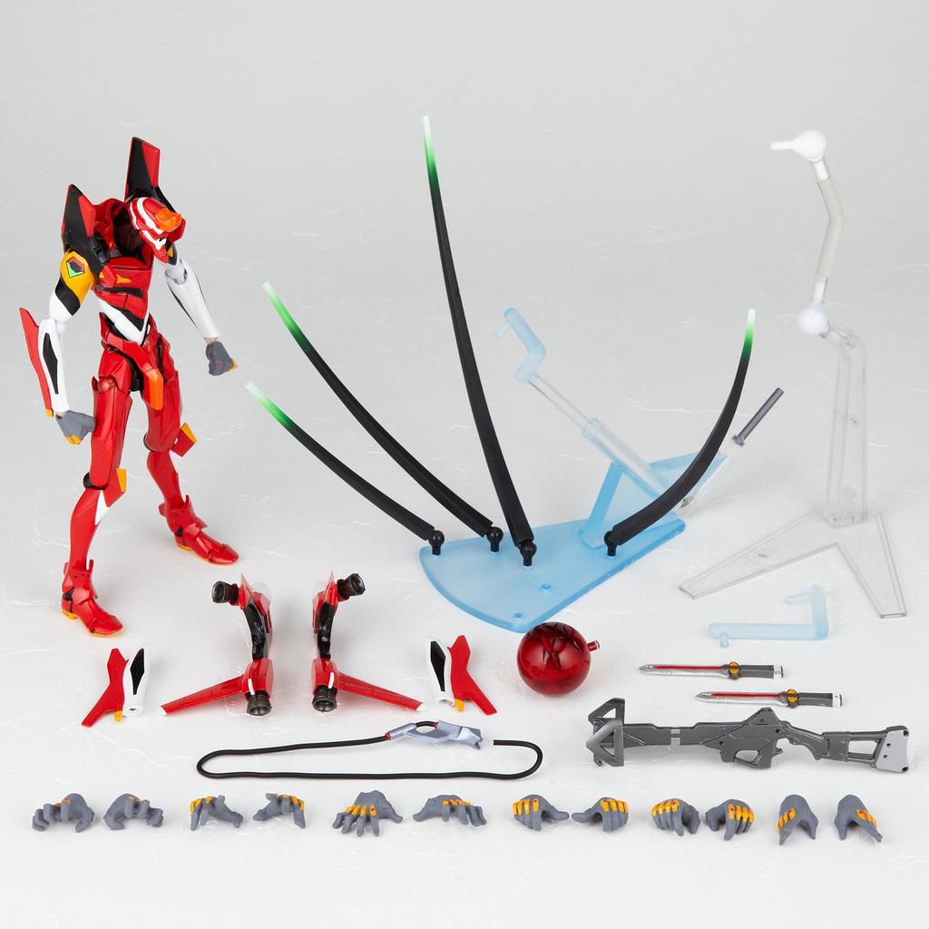 Revoltech EVANGELION EVOLUTION Evangelion Unit 2 примерно 140 мм окрашенная подвижная фигурка ABS&PVC EV-005