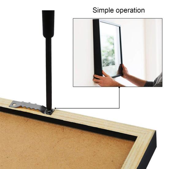 Маленькие треугольные крючки-вешалки для фоторамки с винтами, нержавеющие настенные крючки для колец, комплект фурнитуры, аксессуары