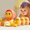 JUYEE Baby Toys 0 Years Old Duck Parent and Child Set of 4 Educational Toys 1 Year Old 2 Year Old 3 Year Old Birthday Gift for Boys Girls Popular Baby