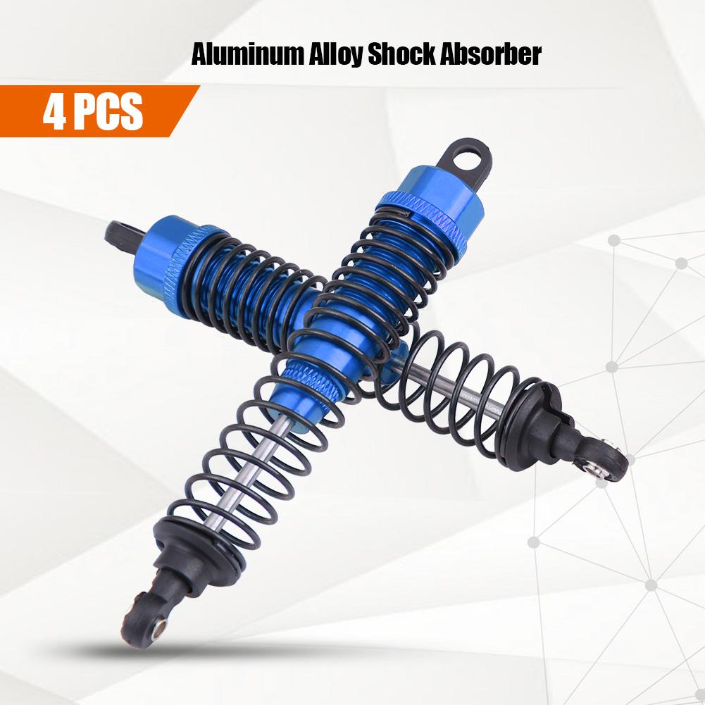 4pcs RC Car 90-108mm Aluminium for FS 53633 51805 51806 1:10 Truck (Black)