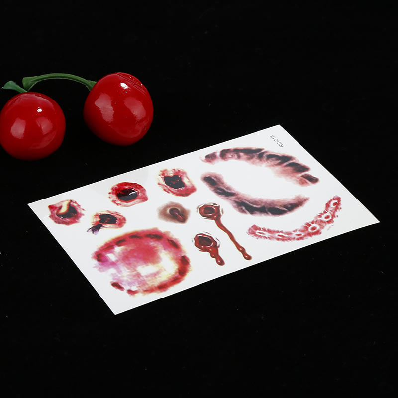 Sticker Easy To Apply High-quality Haunted House Popular Halloween Costume Accessories Halloween Instant Transformation Unisex