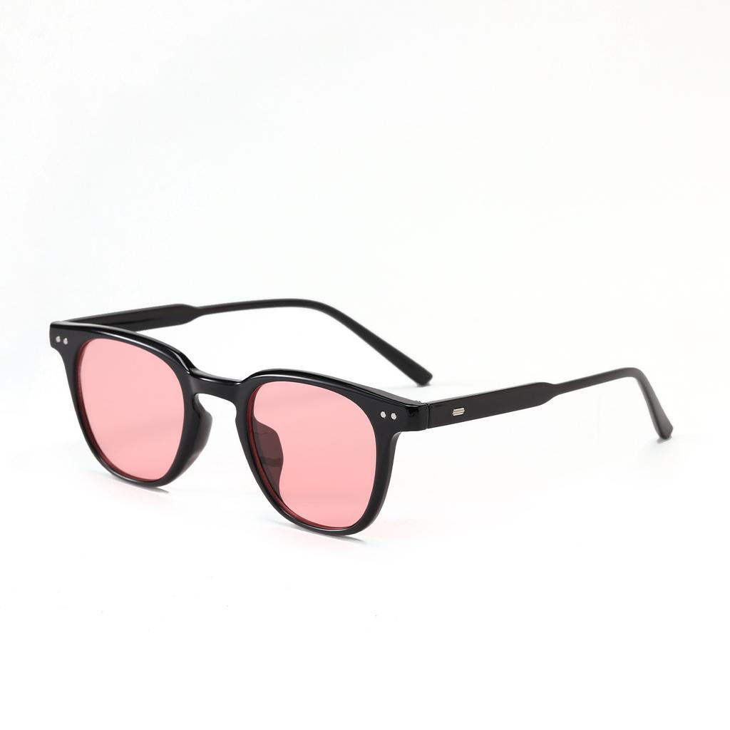 Очки Ss0051 Круглые Маленькая Оправа Клепки Солнцезащитные Очки Кошачий Глаз Мужские Океаническая Линза Разноцветные Солнцезащитные Очки Женские