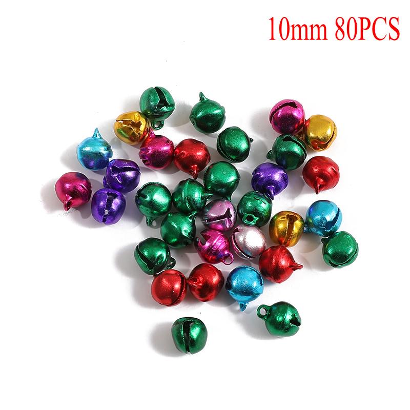 Random Mixed Color Size Cute Jingle Bell for DIY Christmas Party Decorative Accessories