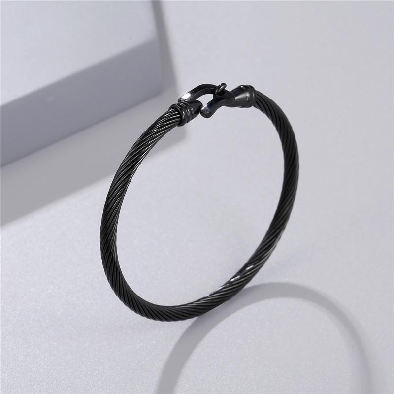 JYL TS Bracelet Irregular Curve Bangle-Embodies Fluidity & Attracts Flexible Fortune