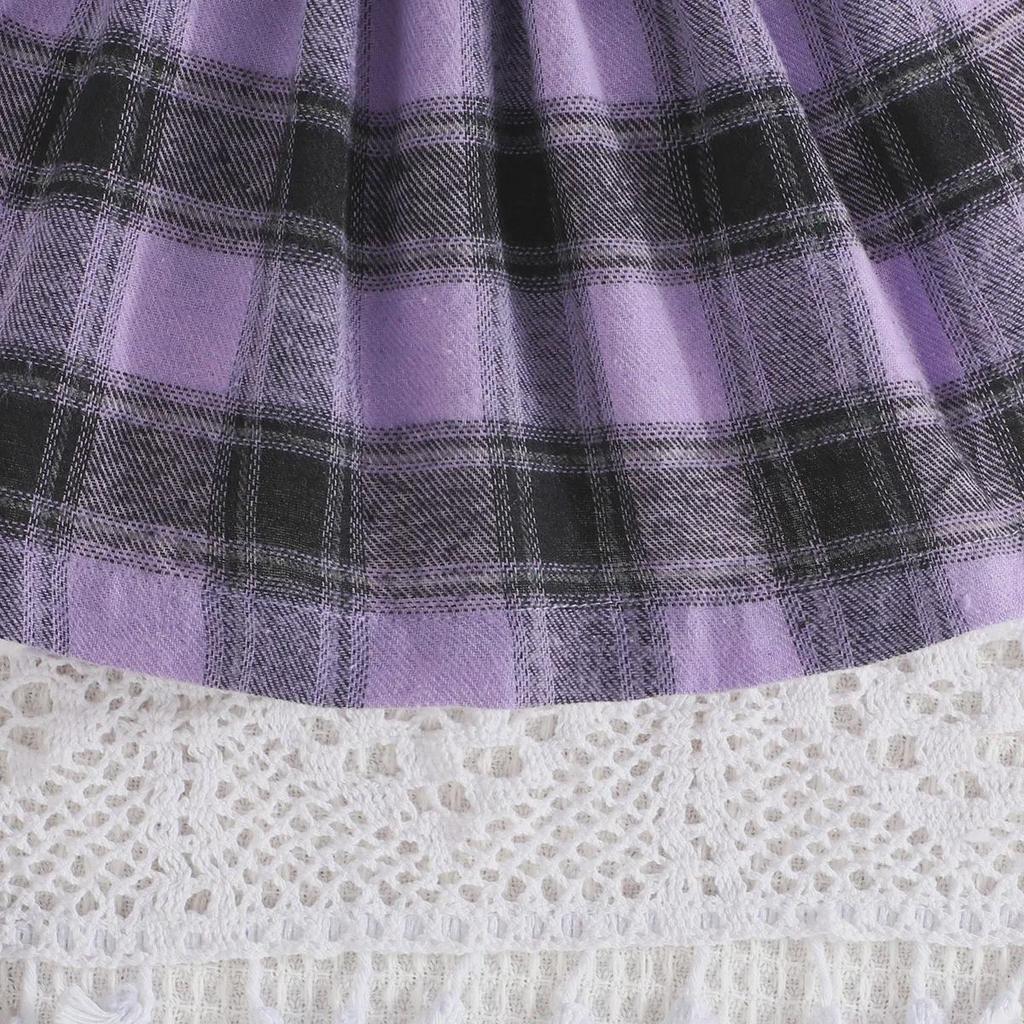 INS Baby Fashion Christmas Plaid Bow Dress 2025 - Children's Long-Sleeve Skirt