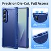 Чехол Oatsbasf для складного телефона Samsung Galaxy Z Fold 7, Алюминиевый бампер, Жесткий корпус, Совместимость с MagSafe, Защитная рамка