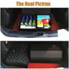Car Multiuse Tools Storage Bag Car Trunk Organizer Box Stowing Tidying Leather Folding For Emergency Storage Box